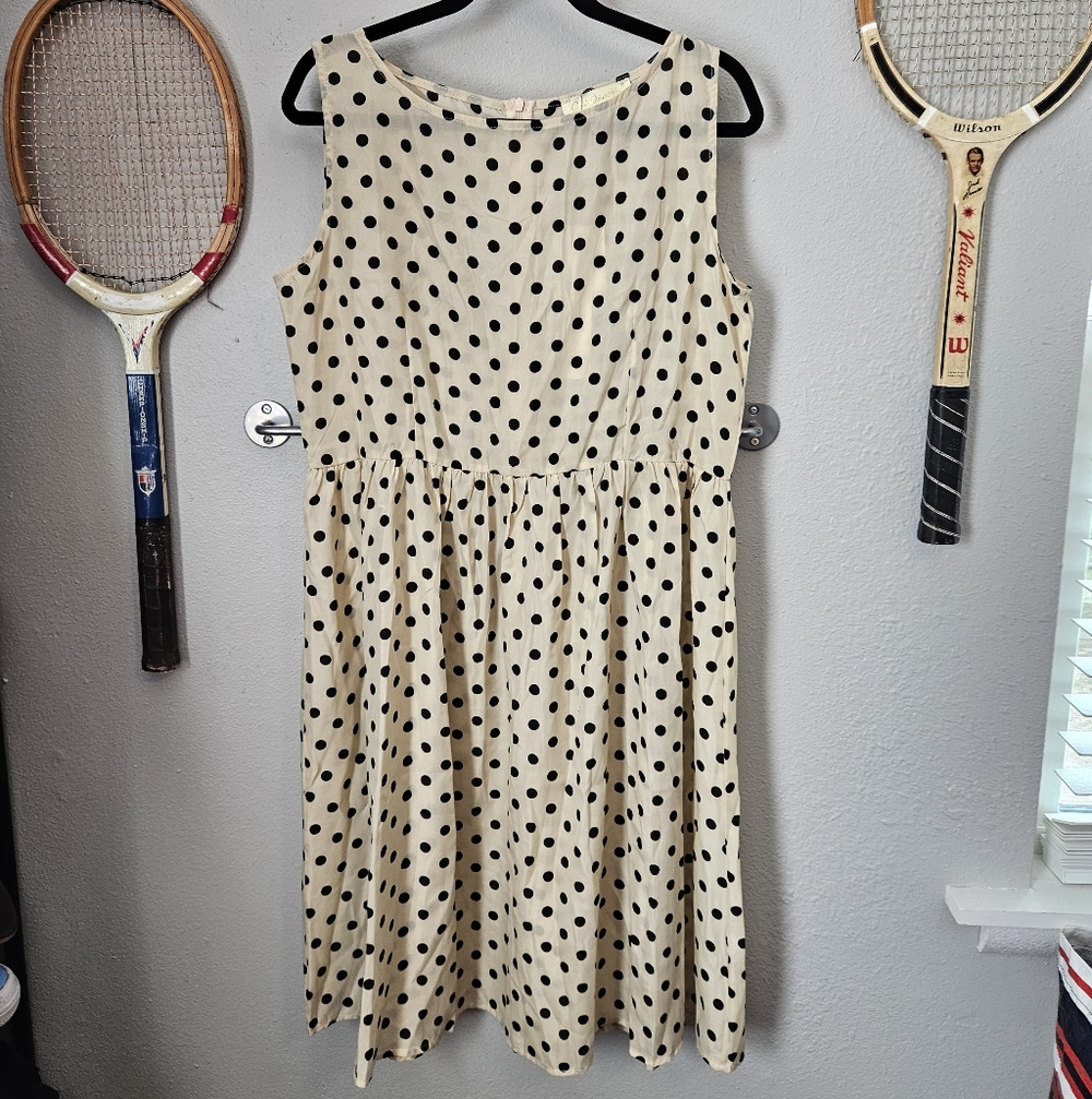 NWT Cai Die Nu XXL Polka Dot Retro Rockabilly Swing Dress